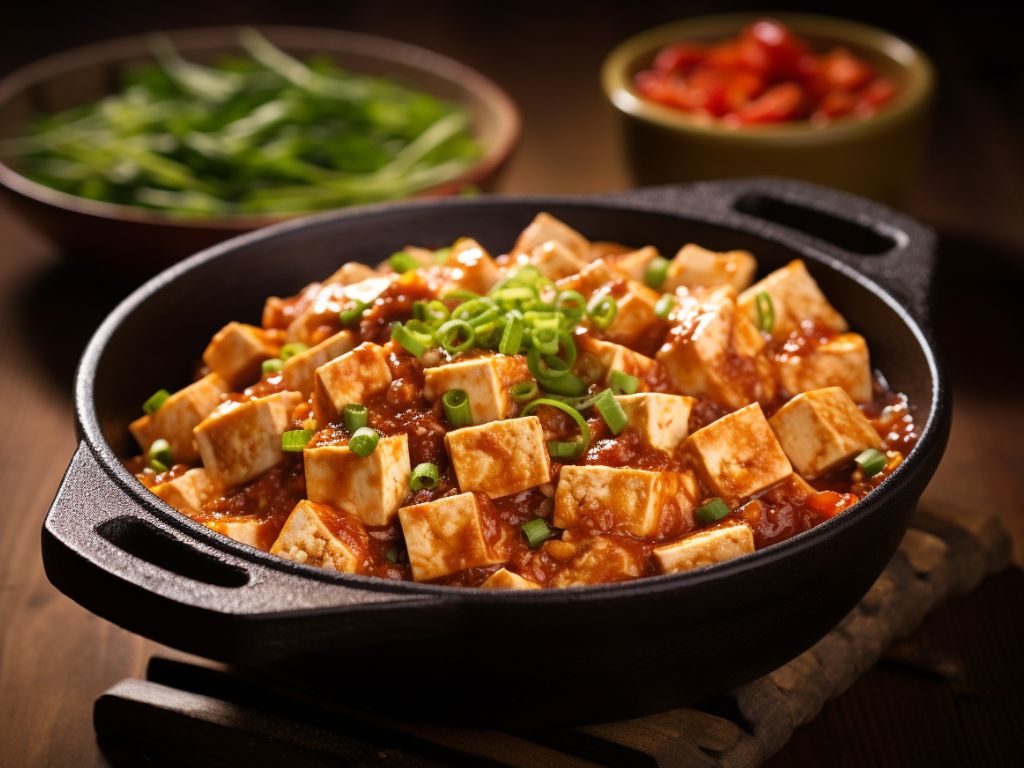 Đậu hũ sốt Tứ Xuyên - món ăn cay nồng đặc trưng