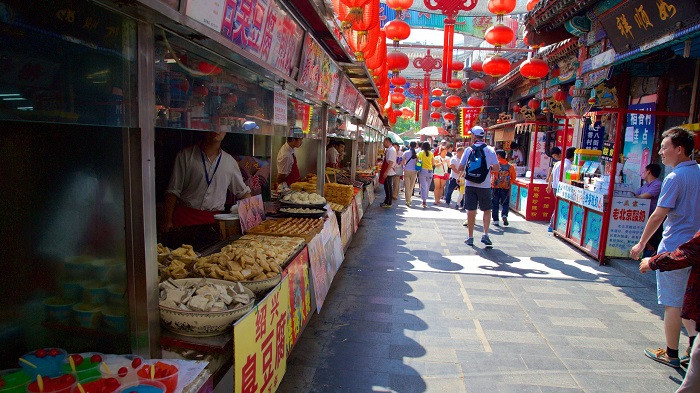 Kiến trúc cổ kính trên phố Wangfujing
